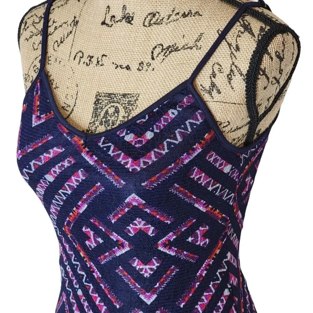 FIRE LOS ANGELES Women's Mesh Lightweight Spaghetti Strap Maxi Dress Size Small - Picture 13 of 16